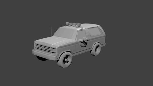 1985 Ford Bronco  Untextured preview image